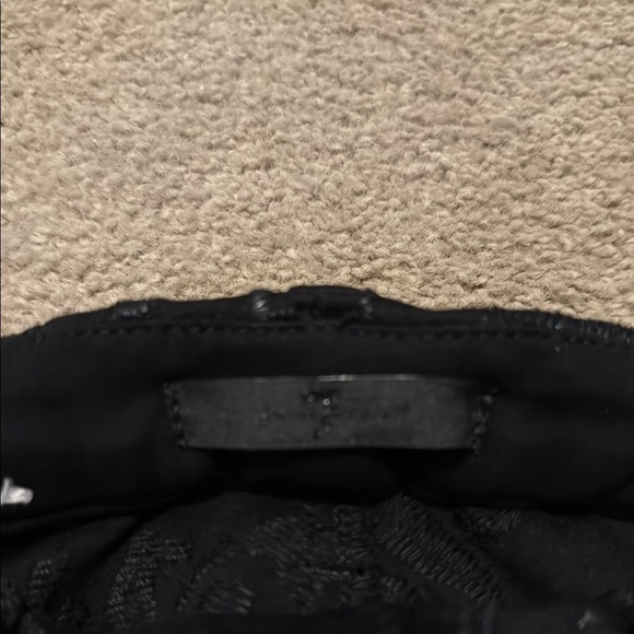 7 For All Mankind Black Floral Skinny Jeans - Picture 3 of 7